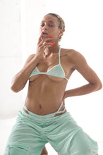 Load image into Gallery viewer, Cargo lounge pants in Serpent (mint green)
